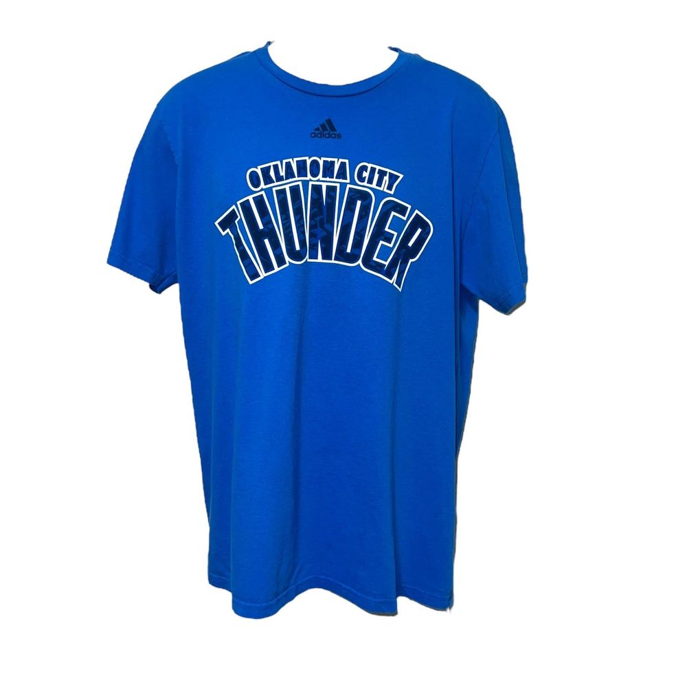 Adidas Oklahoma Thunder Blue T-Shirt Men’s Size Large